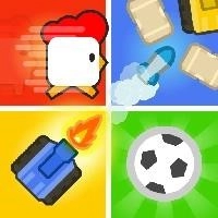 Игры на двоих троих 4 игрока - змея,танки,Футбол [Много денег]